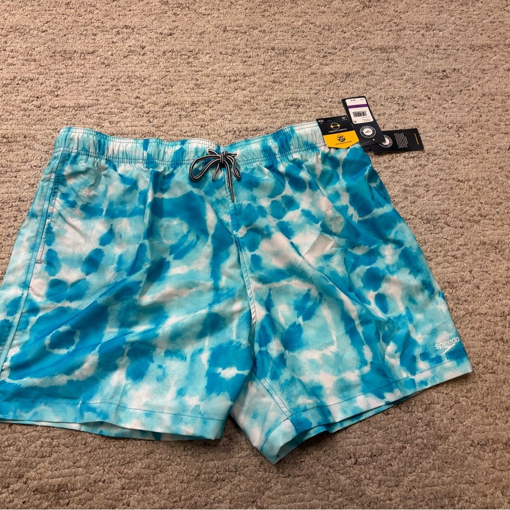 Speedo Aqua Tie-Dye Swim Shorts